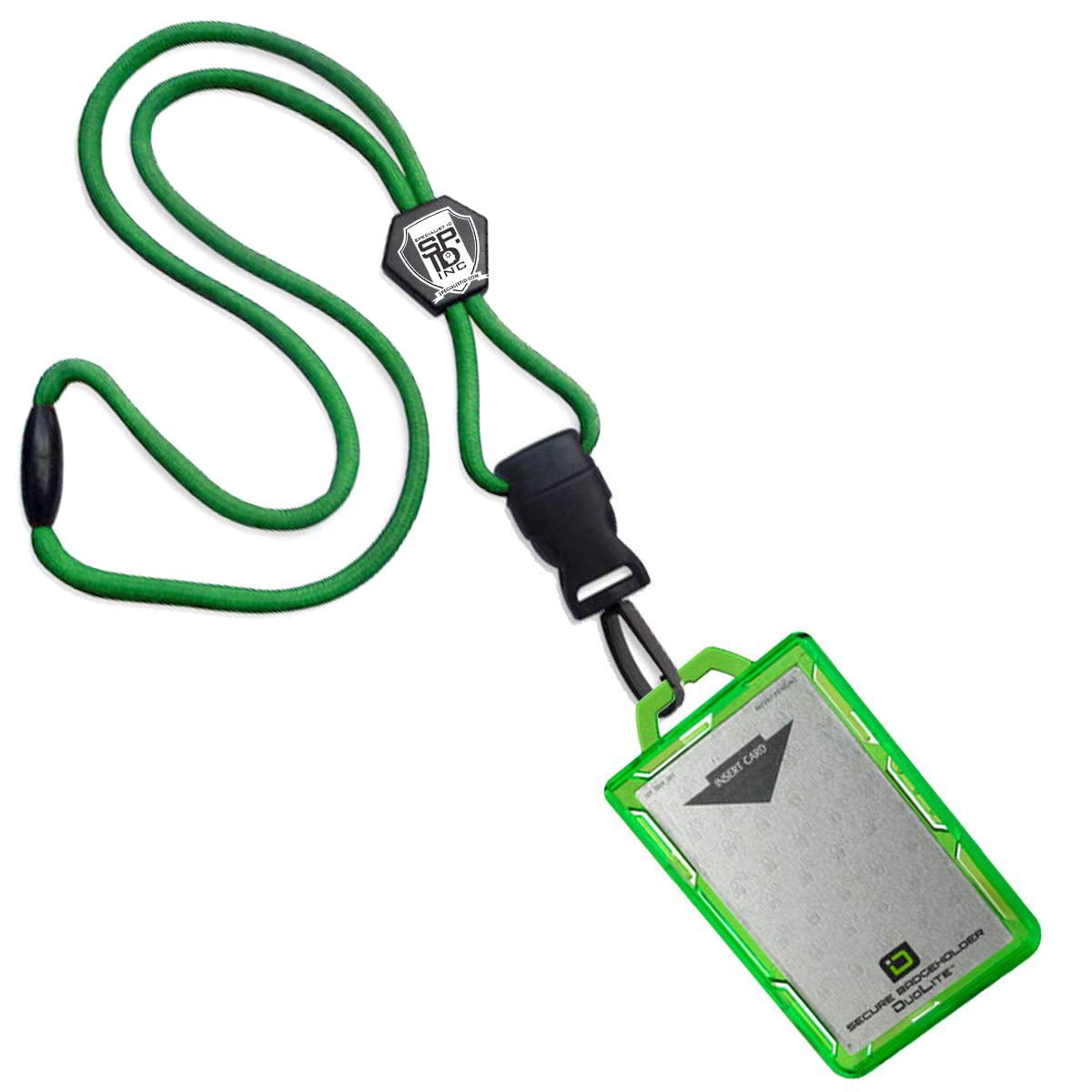 RFID Blocking Rigid Shielded 2 Card ID Badge Holder Blocks 13.56MHz 5 Pack