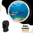 thumbnail image 3 of Bucear vela de 3 mm gorras de buceo con el hombro de neopreno Equipo de snorkeling sombrero de sombrero de sombrero de invierno Nadar surfeando traje de natación gorra para hombres 【s】 Inevent PT000679-04, 3 of 7