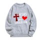 thumbnail image 1 of Gibobby Sudaderas para mujer Sudadera de manga larga para mujer dobladillo largo bloque de color(Gris,M), 1 of 4