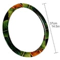 thumbnail image 4 of Tropical Plants 14.5 Inch Printing PVC Leather Car Wheel Cover Steering Wheel Cover Auto Accessories, 4 of 6