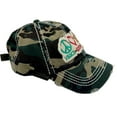 thumbnail image 3 of Cheep N Cheerful Peace Love and Dogs Distressed Camo Hat, 3 of 4