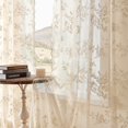 thumbnail image 4 of Cortinas de encaje SEEKRIGHT Victorian Floral Beige, 214 cm, 2 paneles, 4 of 7