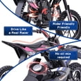 thumbnail image 4 of Aoemoe Gas Dirt Bike, 39cc 4-Stroke Gas Powered Kids Off Road Motorcycle (Model-DB4S004) with Off-Road Tire, Suspensions, Disc Brakes, Max Load 165Lbs, Up to 25Mph, NO OIL MIX REQUIRED, 4 of 8