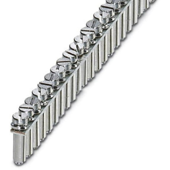 Pack of 1, Phoenix Contact 3000609 Fixed Bridge Terminal Block 20 Positions Silver Fbrni Series