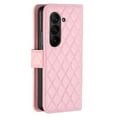 thumbnail image 4 of Allytechgroup Flip Cover Case for Samsung Galaxy Z Fold 7, Stylish Slim Fit Shell Wallet Case with Cards Slots Magnetic Closure Anti-Scratch Stand Phone Case for Galaxy Z Fold 7,Pink, 4 of 7