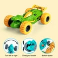 thumbnail image 6 of bxhwj Jurassic Dinosaur Friction Car - Auto-Roaring Push & Go Toy with 360° Flip, Rubber Tires for Smooth Rolling, Assembly Learning Gift for Boys Girls Age 3-6, 6 of 8