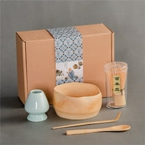 5PCS Matcha Tea Set for Beginners, Japanese Matcha Starter Kit with Whisk, Bowl & Scoop