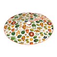 thumbnail image 2 of Balery Lemon Fruits Vegetables Printed Christmas Tree Skirt , Merry Christmas Party Christmas Tree Decoration,Adjustable Tree Skirt-30", 2 of 8