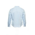 thumbnail image 3 of Calvin Klein Light Blue Micro Vertical Striped Button Down Shirt Sport , Size 2XLarge, 3 of 4