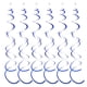 thumbnail image 1 of Matsuzay Guirnalda colgante de 6 pack/lote, artesanía exquisita, decorativa, amplia aplicación para colgante en de cumpleaños Kits de decoración para fiestas Azul oscuro, 1 of 6