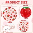 thumbnail image 2 of Strawberry Birthday Decorations, 75 Pcs Disposable Fruit Paper Plates and Napkins Tableware Set for Summer Sweet One 1st Baby Shower Berry First Strawberry Themed Party Supplies, Serves 25, 2 of 7