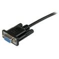 thumbnail image 4 of 2m Black DB9 RS232 Serial Null Modem Cable F/F, 4 of 4