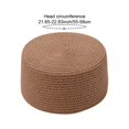 thumbnail image 2 of Hsqqdc Women Vintage Straw Artist Beret Cap Summer Sun Painter Pillbox Church Tea Party Hat, 2 of 7