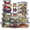 Dark Blue, variant on 35 Pc Set Glass Food Storage Containers with Lids - Meal Prep Airtight Bento Boxes 100% Leak Proof (15 lids,15 glass & 5 Plastic Sauce/Dip Containers)