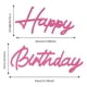 thumbnail image 5 of Letrero de madera de feliz cumpleaños, letras de feliz cumpleaños reutilizables, para arco de globos, fondo, decoración de pared, accesorio de fotos, 5 of 7