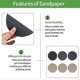 thumbnail image 3 of 30pcs 125mm Wet Dry Sandpaper,round-1000/1500/2000/3000/4000/5000-g, 3 of 5