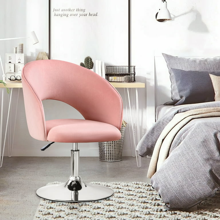 Pink velvet chair walmart sale