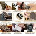 thumbnail image 4 of Kit de herramientas de reparación y mantenimiento de guitarra de 54 piezas, instrumentos de cuerda, herramientas de luthier, accesorios de cuidado de limpieza de guitarra eléctrica oso de fresa Electrónica, 4 of 5