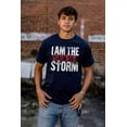thumbnail image 4 of I Am the Storm Psalm 56 Scripture Men's Graphic T Shirt Tees Brisco Brands S, 4 of 6