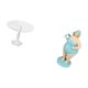 thumbnail image 4 of Escritorio redondo de casa de muñecas,Muebles de mesa redonda en miniatura para casa de muñecas 1 12,Figura de dama en traje de baño,Figura de dama en traje de baño para decoración de, 4 of 7