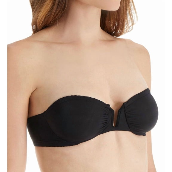 Women's Only Hearts 1116 Second Skins Strapless Bra (Black M)