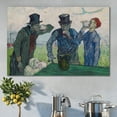 thumbnail image 2 of The Drinkers by Van Gogh Giclee Canvas Prints Wrapped Gallery Wall Art | Stretched and Framed Ready to Hang - 24" x 36", 2 of 4