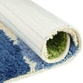 thumbnail image 4 of NOMADIC NOOK 2 Pcs Bathroom Rugs Soft Plush & Fluffy Bath Mats Non Slip Extra Thick Microfiber Printing Bathroom Mat Leaves-3/Flower-1 20' x 32', 4 of 6