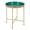 Gold, variant on Kate and Laurel Celia Round Metal Foldable Tray Accent Table, Pink and Gold
