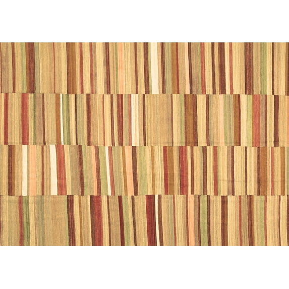 Ahgly Company Indoor Rectangle Southwestern Brown Country Area Rugs, 7' x 10'