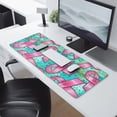 thumbnail image 2 of Long Mouse Pads for Desk,Breast Cancer Desk Mats on Top Of Desks, Desk Mouse Pad Extra Large with 3mm Non-Slip Base and Stitched Edge for Gaming,Office,Work,Home 31.5x11.8in, 2 of 5