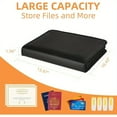 thumbnail image 2 of File Storage File Storage Fireproof Accordion File Organizer, Portable Expanding File Folder with Waterproof Zipper&Labels, Black Document Organizer with 13 Pockets, File Organizer, 2 of 6