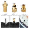 thumbnail image 5 of Bike Valve Adapter Set Bike Tire Valve Converter Kit Presta to Dunlop Schrader to Presta Valve Adapter Nozzle Needle Kit, 5 of 5
