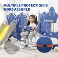 thumbnail image 5 of UNICOO® Toddler Slide and Swing Set, Kids Indoor and Outdoor Playground Combination for Boys & Girls (8 in 1 - Dark Blue), 5 of 7