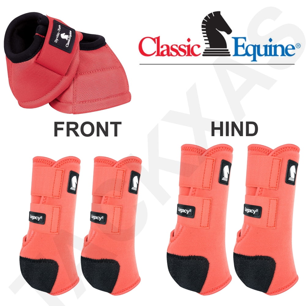 Classic Equine Lightweight Horse Legacy2 Front Hind Bell Sport Boots