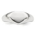 thumbnail image 5 of Sterling Silver Heart Signet Ring, 5 of 6