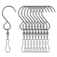 thumbnail image 1 of 2x Ganchos Giratorios Clips Paquete de 10 Ganchos en Giratorios de 360 ​​ degree para Colgar Hinderos, Campanils, , Cochas de Vie Zulema Ganchos giratorios clips, 1 of 8