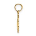 thumbnail image 2 of FB Jewels 14K Yellow Gold Hand Holding Barbell Pendant, 2 of 4