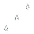 thumbnail image 1 of Clip de papel Bewildely de 30 piezas, abrazadera de hogar, color sólido, forma de gota de agua, 1 of 6