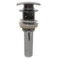 thumbnail image 1 of Cespol Para Lavabo De Push Desague Contra Alfa  Cuadrado Cromado Acero Inoxidable Con Rebosadero, 1 of 3