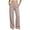 Khaki, variant on cocolona Womens High Waist Dress Pants Elastic Waist Straight Wide Leg Yoga Pants Casual Commute Work Pants with Pockets