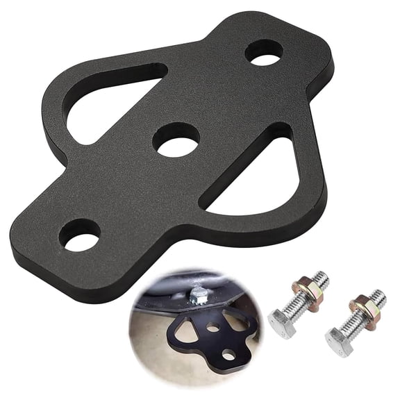 VANROUG 3-Way Trailer Hitch Adapter with Bolt Fit for ATV Lawn Mower Golf Cart Garden Tractor Flat Towing Tow Ball Mount