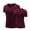 Wine1, variant on fatyb Workout T-Shirts for Women V Neck Quick Dry Yoga Tee Shirts Short Sleeve Athletic Running Tops
