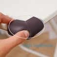thumbnail image 3 of Unique Bargains 8pcs Edge Foam Corner Cushion Guards  Roll Soft Bumper Protector Dark Brown, 3 of 7