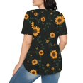 thumbnail image 6 of Work Blouses for Women Office Management Shirts Tshirts Shirts Graphic Vintage 5X Women Slim Fit Basic Tees Skinny Crop, 6 of 6