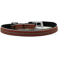 thumbnail image 2 of Mirage 126-007 38OR12 Preppy Stripes Dog Collar w/Buckle 0.375" Orange/Khaki -12, 2 of 2