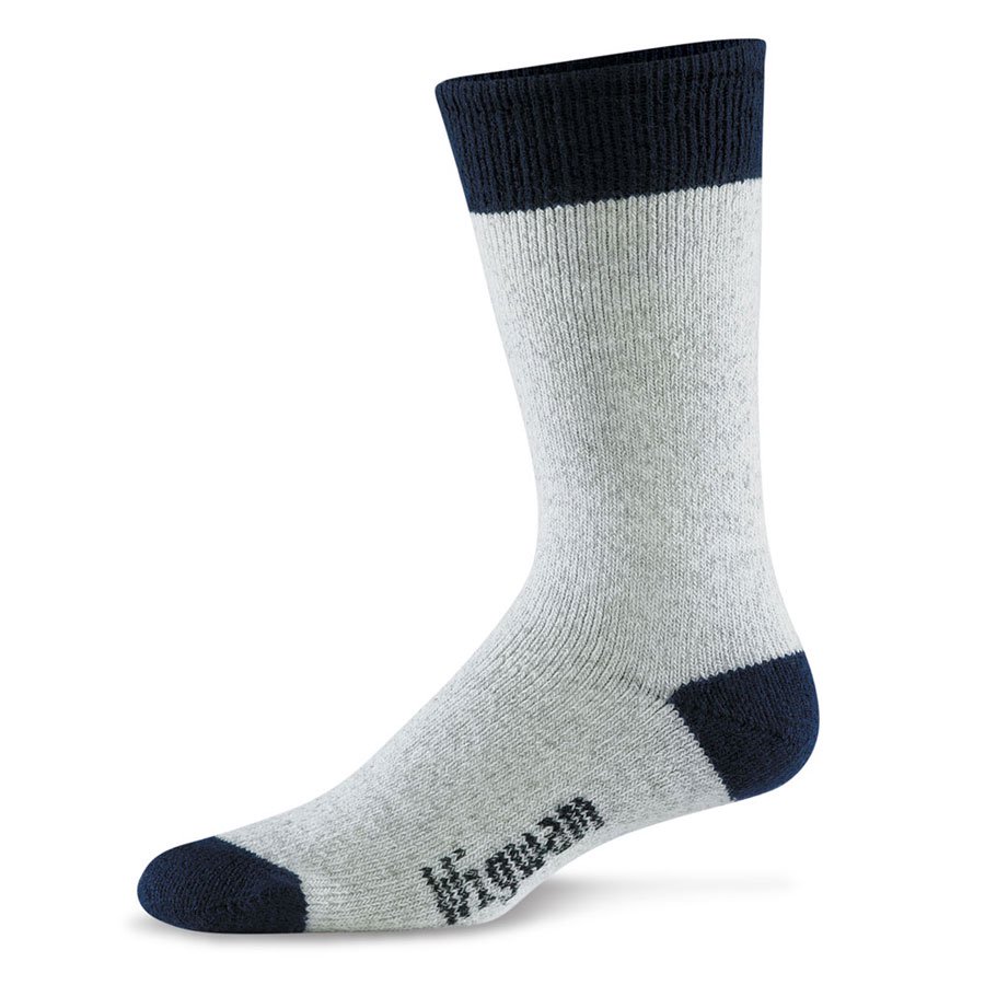 Wigwam Wigwam Mills F2020207LG Work Socks, Gray & Navy, Men's Large