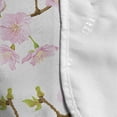 thumbnail image 4 of Plant Watercolor Microwave Oven Cover, Blooming Cherry Japanese Sakura in Soft Rose, Water Resistant Organizer with Pockets for Kitchen, 36" x 12", Pale Pink Fawn, by Ambesonne, 4 of 4