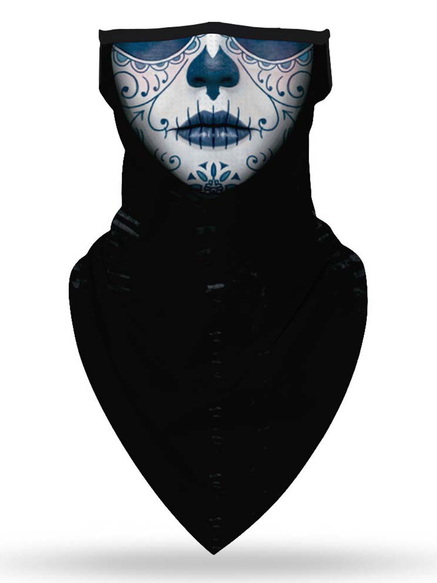 Halloween Skull Biker Cycling Balaclava Neck Tube Scarf Snood Face Mask Bandana 