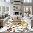 thumbnail image 3 of Spring Watercolor Area Rugs 5x7 ft Vintage Yellow Flowers and Birds Washable Rug Non Slip Indoor Carpet Absorbent Floor Mat for Living Room Bedroom Dining Room, 3 of 9