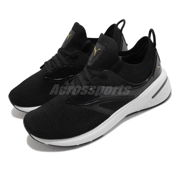 PU & MA Forever XT Wns Black White Women Cross Training Shoes Sneakers 195184-01